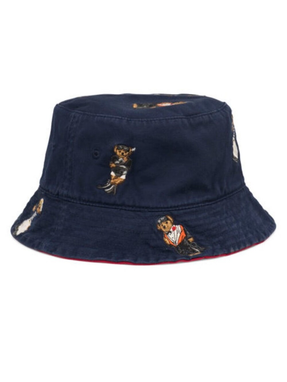 Polo Ralph Lauren All Over Polo Bear Reversible Bucket Hat S/M